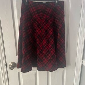 Ralph Lauren wool plaid  Skirt